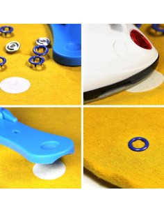 Set di 100 punti di rinforzo termoadesivi Wonder Dots - 20 mm 2