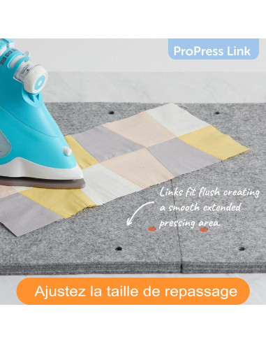 Tappetino da stiro in lana evolutivo 35 cm x 35 cm Pro Press Link Oliso