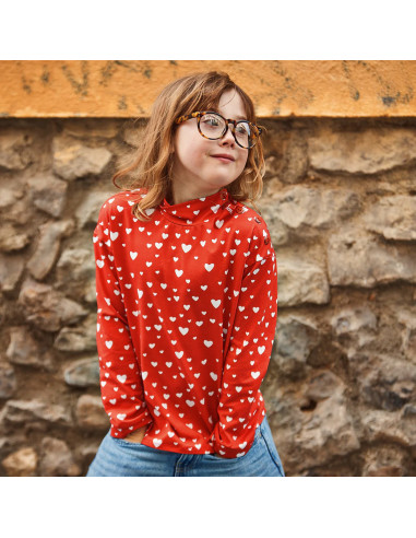 Modello di t-shirt o abito marinière Quiberon Kids - Ikatee