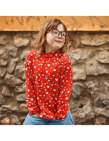 Modello di t-shirt o abito marinière Quiberon Kids - Ikatee