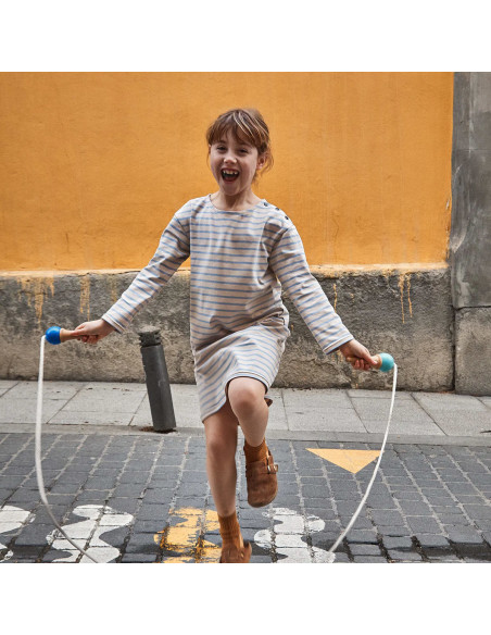 Modello di t-shirt o abito marinière Quiberon Kids - Ikatee