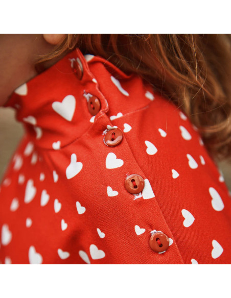 Modello di t-shirt o abito marinière Quiberon Kids - Ikatee