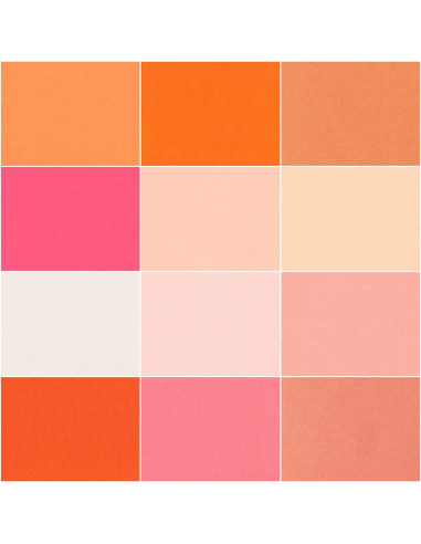 Fasci di Fat Quarter Kona - Melon Ball