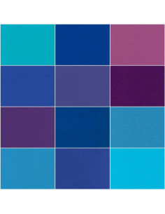 Fasci di Fat Quarter Kona - Pavone 2