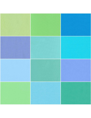 Fasci di Fat Quarter Kona - Spiagge delle Sirene