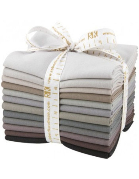 Fasci di Fat Quarter Kona - Area Grigia
