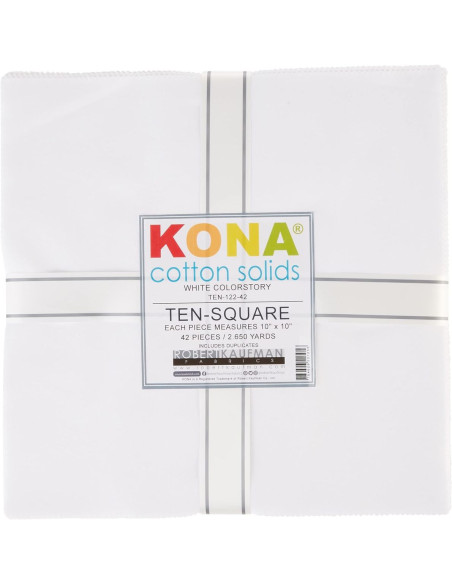 Dieci Quadrati Kona - Bianco
