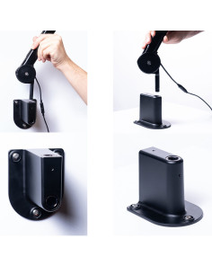 Lampada ad anello Daylight Aura su braccio 2
