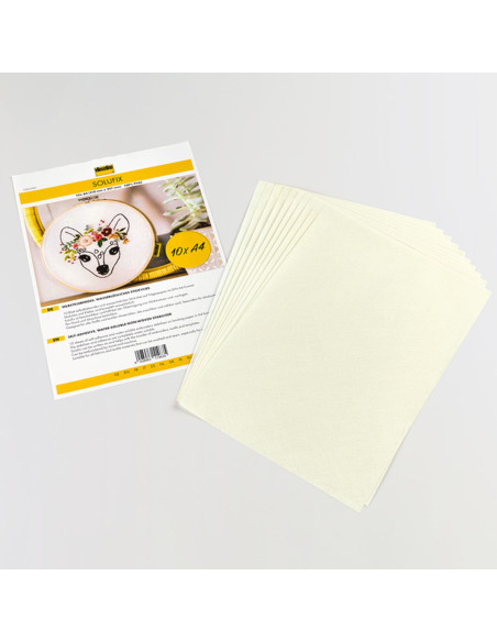Set di 10 fogli A4 Vlieseline Solufix