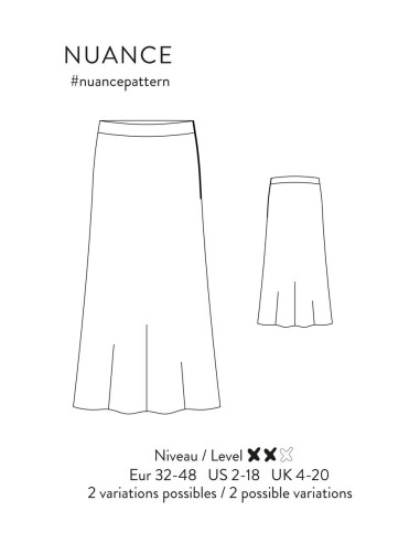 Modello di gonna Nuance - Atelier Scämmit