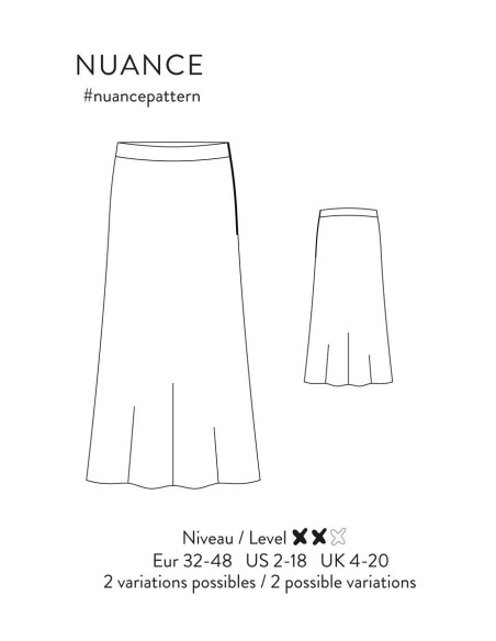 Modello di gonna Nuance - Atelier Scämmit