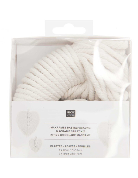 Kit macramè - Foglie