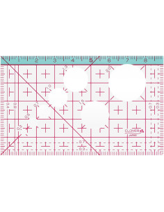 Mini righello giapponese 9 cm x 5,5 cm Clover 2