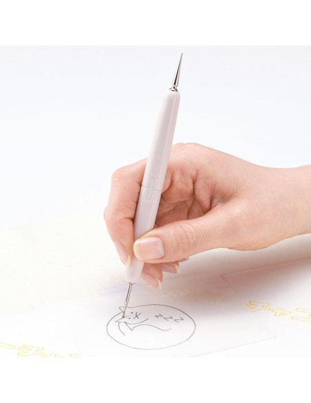 Penna tracciante fine e spessa Clover