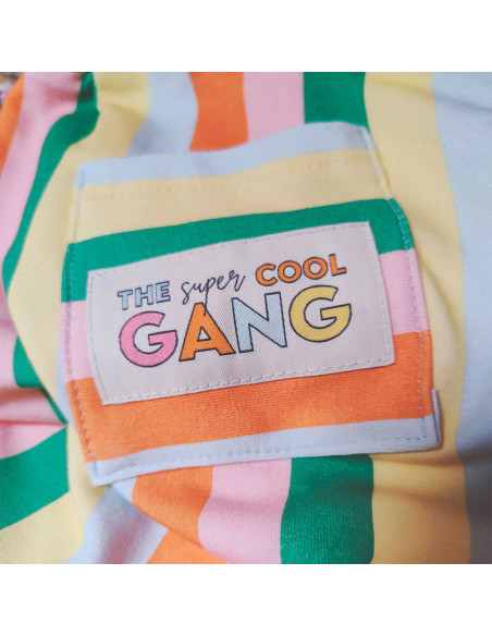 Set di 6 etichette tessute - The super cool GANG