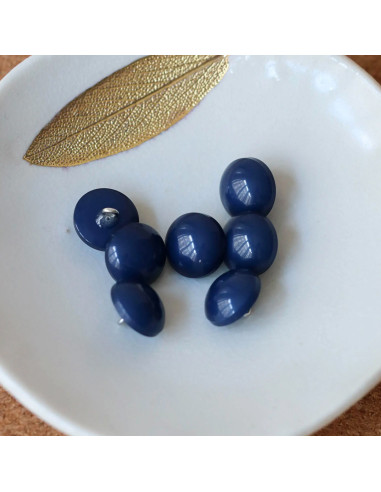 Pulsante semisferico con gambo - Blu marino