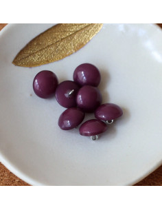 Pulsante a semisfera con coda - Viola
