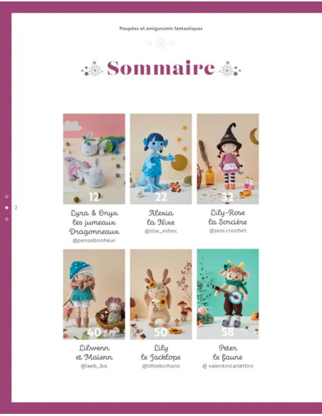 Libro di bambole e amigurumi fantastici all'uncinetto