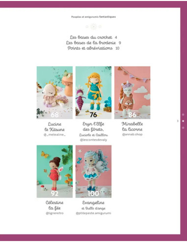Libro di bambole e amigurumi fantastici all'uncinetto
