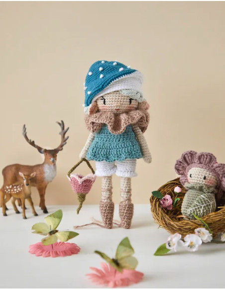 Libro di bambole e amigurumi fantastici all'uncinetto