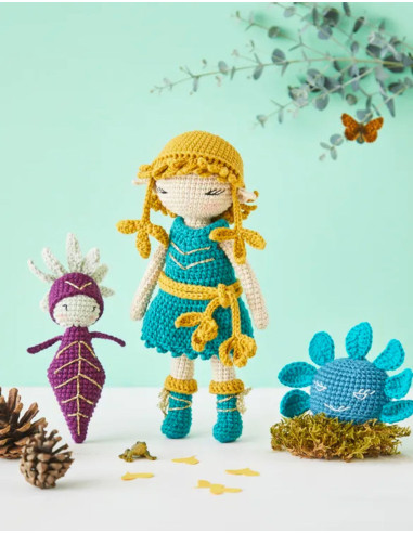 Libro di bambole e amigurumi fantastici all'uncinetto
