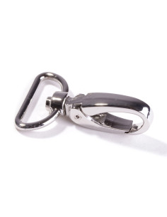 Moschettone in metallo 25 mm - Argento