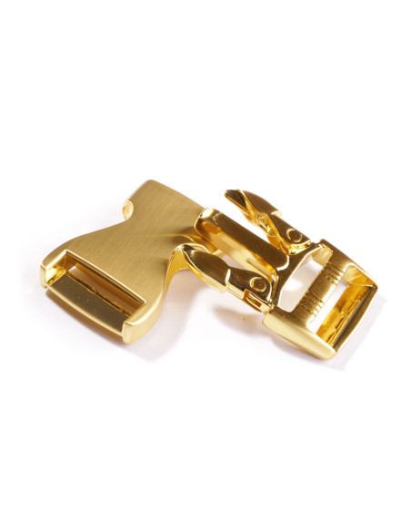 Fibbie in metallo per cintura 25 mm - Oro