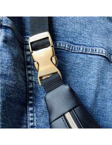 Fibbie in metallo per cintura 25 mm - Oro
