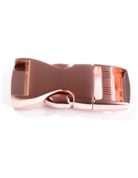 Fibbie in metallo per cintura 25 mm - Oro rosa