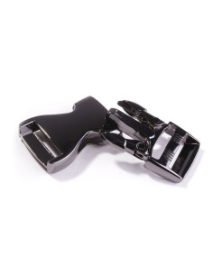 Fibbia in metallo per cintura 25 mm - Canna di fucile