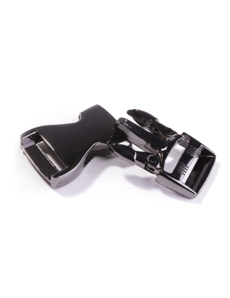 Fibbia in metallo per cintura 25 mm - Canna di fucile