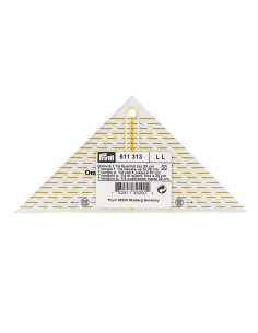 Regola triangolo rettangolo Omnigrid 1/4 quadrati