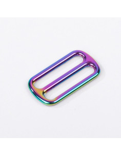 Fibbia scorrevole in metallo - Rainbow 25 mm