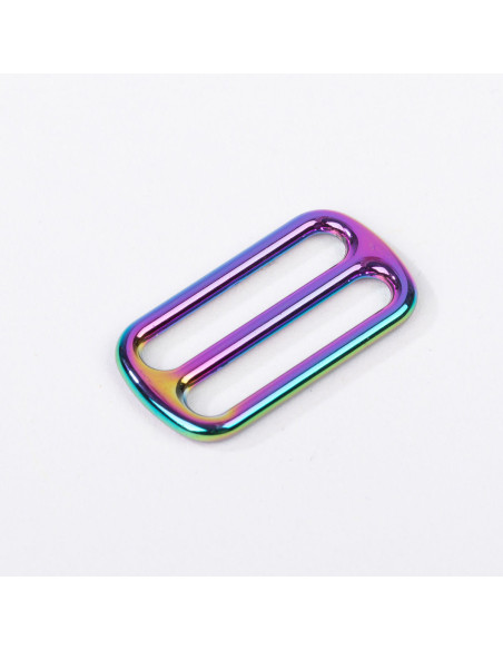 Fibbia scorrevole in metallo - Rainbow 25 mm