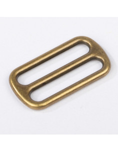 Fibbia scorrevole in metallo - Bronzo 40 mm