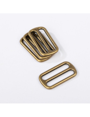 Fibbia scorrevole in metallo - Bronzo 40 mm