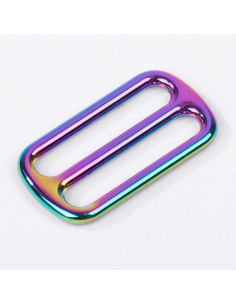 Fibbia scorrevole in metallo - Rainbow 40 mm