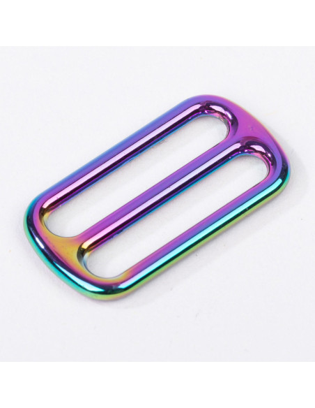 Fibbia scorrevole in metallo - Rainbow 40 mm
