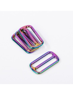 Fibbia scorrevole in metallo - Rainbow 40 mm 2