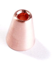 Terminale campanella in metallo per cordoni - Oro rosa 2