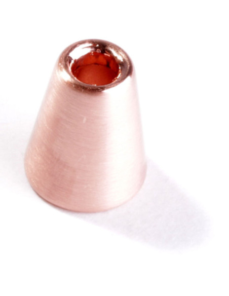 Terminale campanella in metallo per cordoni - Oro rosa