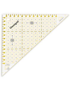 Regola triangolo rettangolo Omnigrid 1/2 quadrati 2