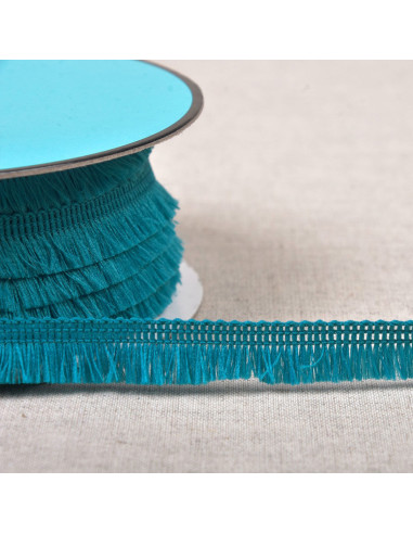 Mini frangia - Blu turchese