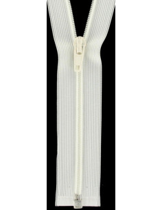 Chiusura separabile nylon super fine - Bianco sporco