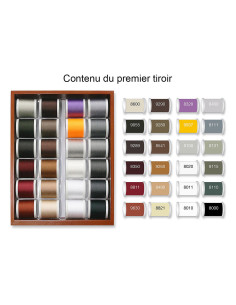 Mini set di fili da cucito Aerofil Madeira 400 m 2