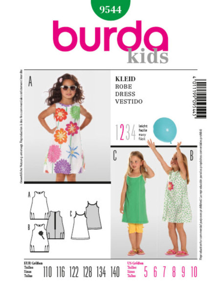 Modello di abito - Burda 9544