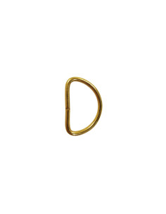 Anello a D 20 mm - Oro