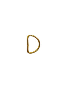 Anello a D 16 mm - Oro