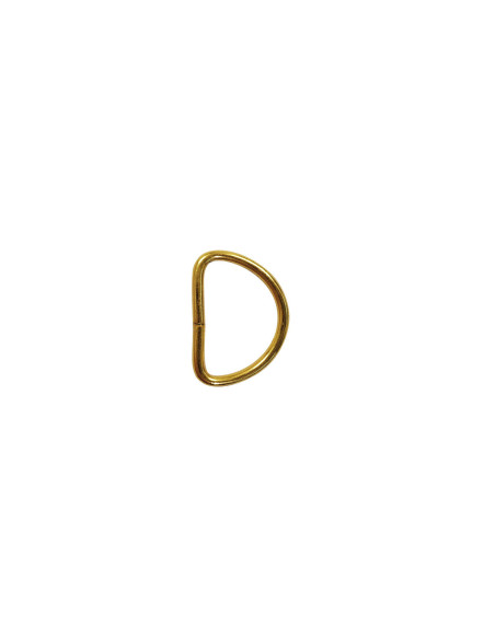 Anello a D 16 mm - Oro