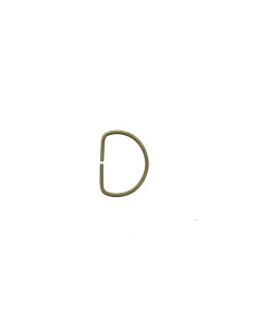 Anello a D 16 mm - Bronzo